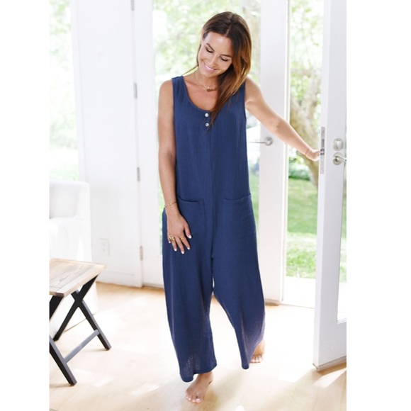 smash & tess Other - Smash & Tess Hamptons Romper in Blue